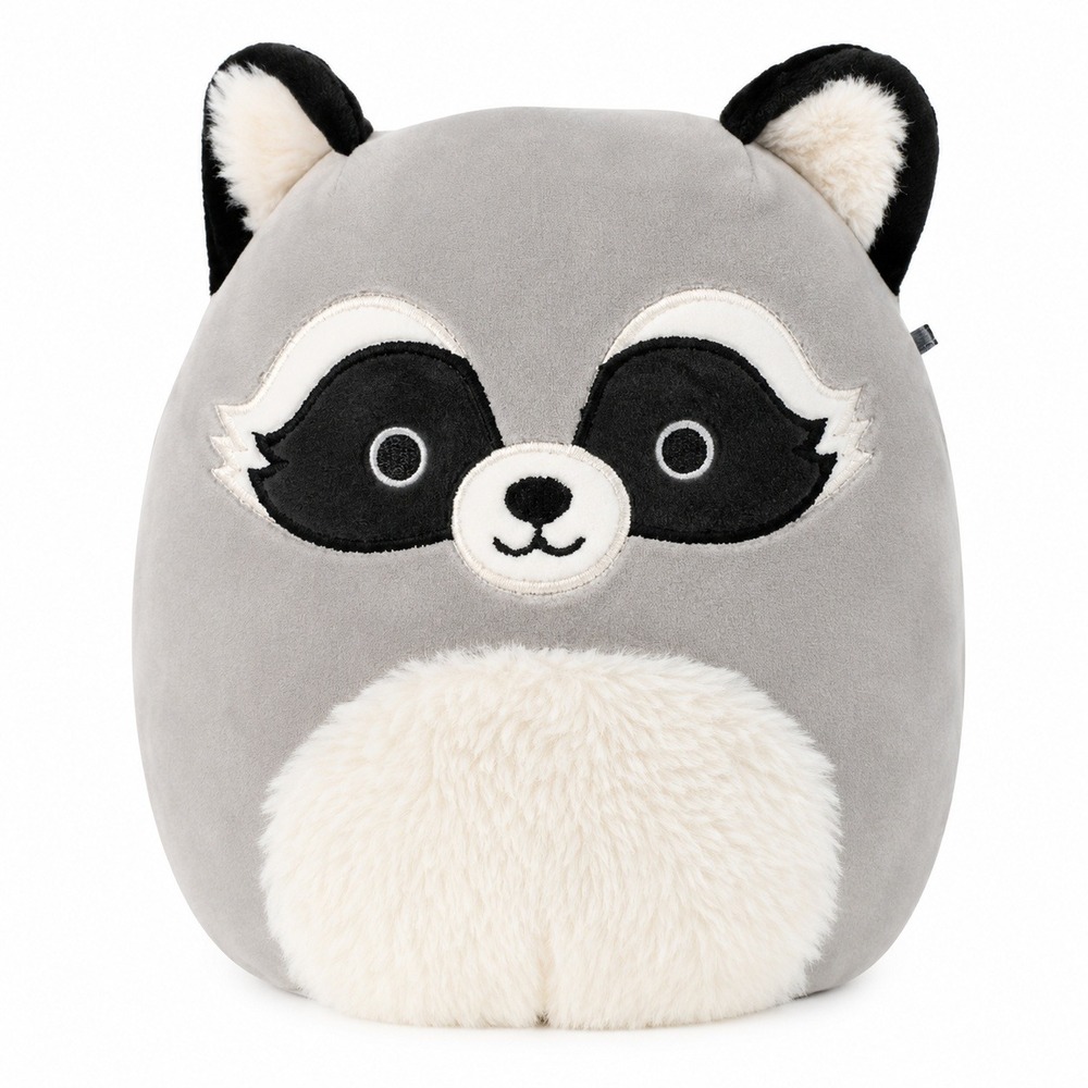 Squishmallows Galci Raccoon 7.5 Plush NWT Gray Kellytoy Ringtail Collector Toy